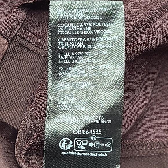 Urban Outfitters Skort Womens Large Brown Asymmetric Long Knit Button Lined - Picture 6 of 9